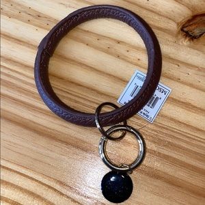 Leather key ring
